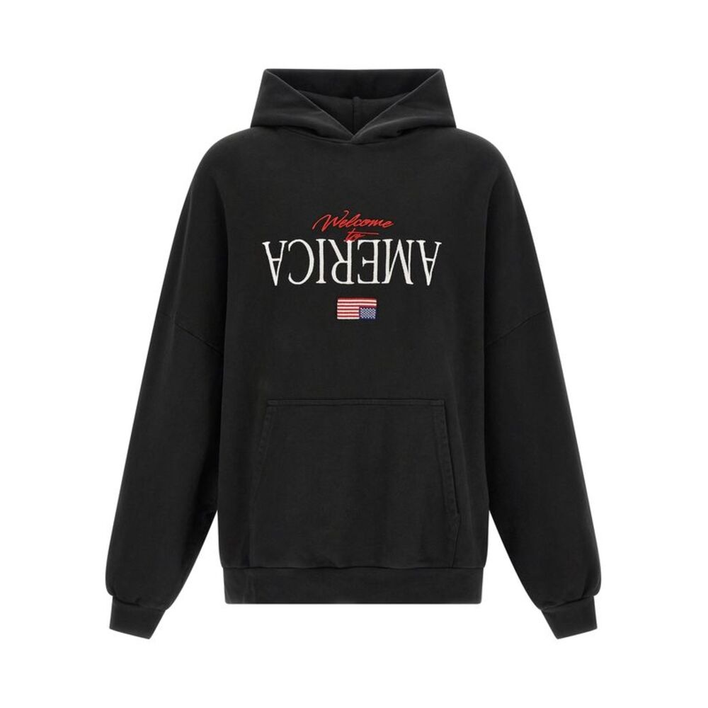 WILLY CHAVARRIA Black Cotton Men's Sweatshirt